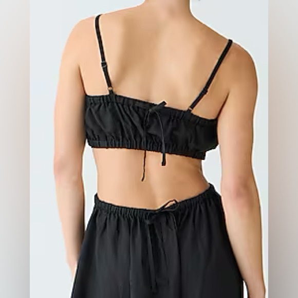 J. CREW: Side-cutout dress in linen-cotton blend - Picture 2 of 4